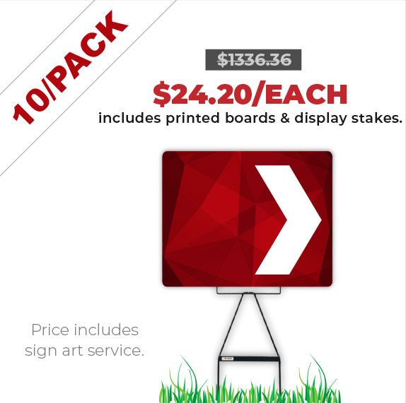 Directional Signs 10/PACK