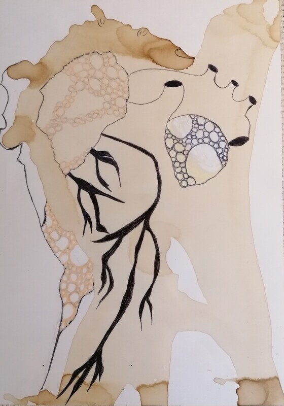 Coffee art - Hold my heart