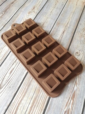 Форма силиконовая для шоколада "Кубики"