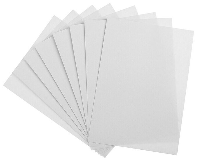 Лист Вафельной бумаге А4 (тонкая 0,3мм), упаковка 5шт