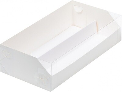 Упаковка картонная для МАКАРОН "12 шт. RUK Белая с угловым окном"