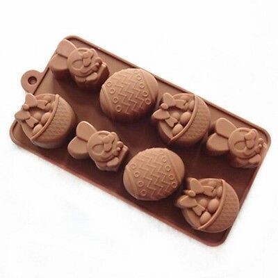 Форма для шоколада «Пасха», 20,7×10,6×3 см, 8 ячеек