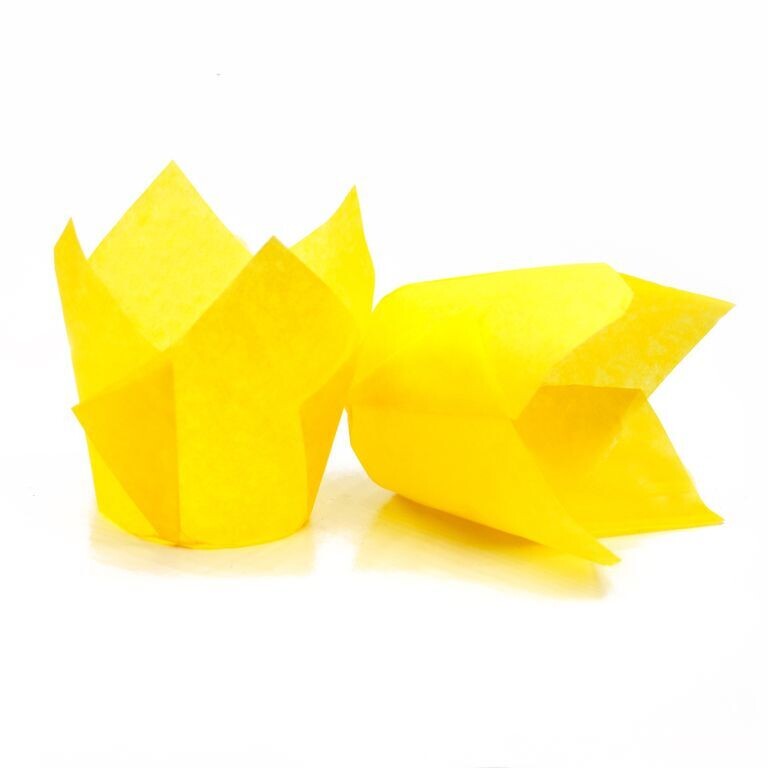 Форма бумажная «Тюльпан».
Цвет Жёлтый, 5 х 8 см