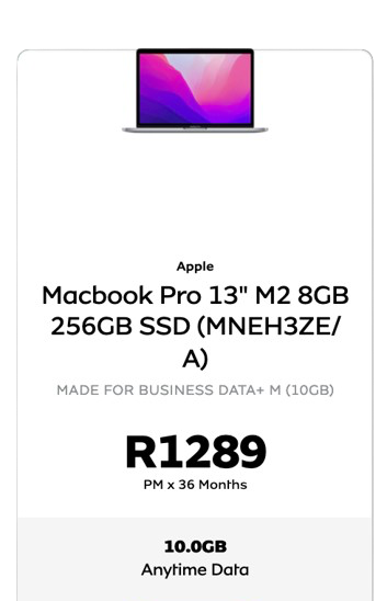 Savvy Business Apple Macbook Pro 13" M2 8GB