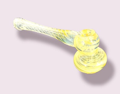Yellow Swirl Bubbler