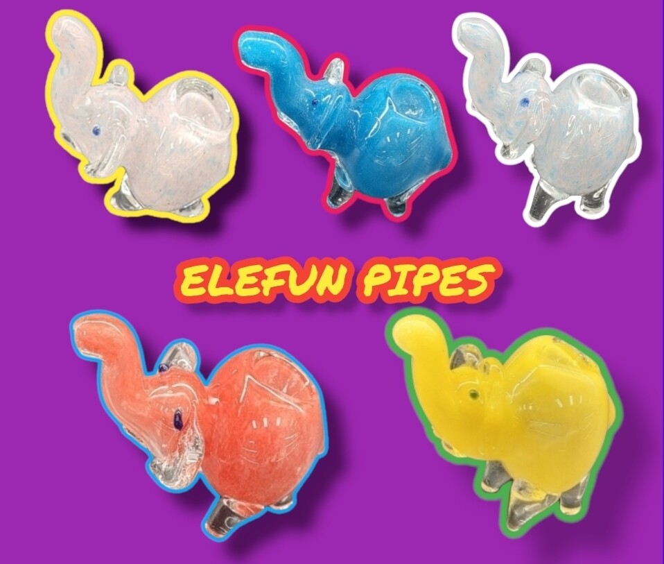 Elefun Hand Pipe colors may very