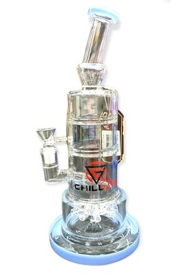 Chill glass shower perc water pipe
