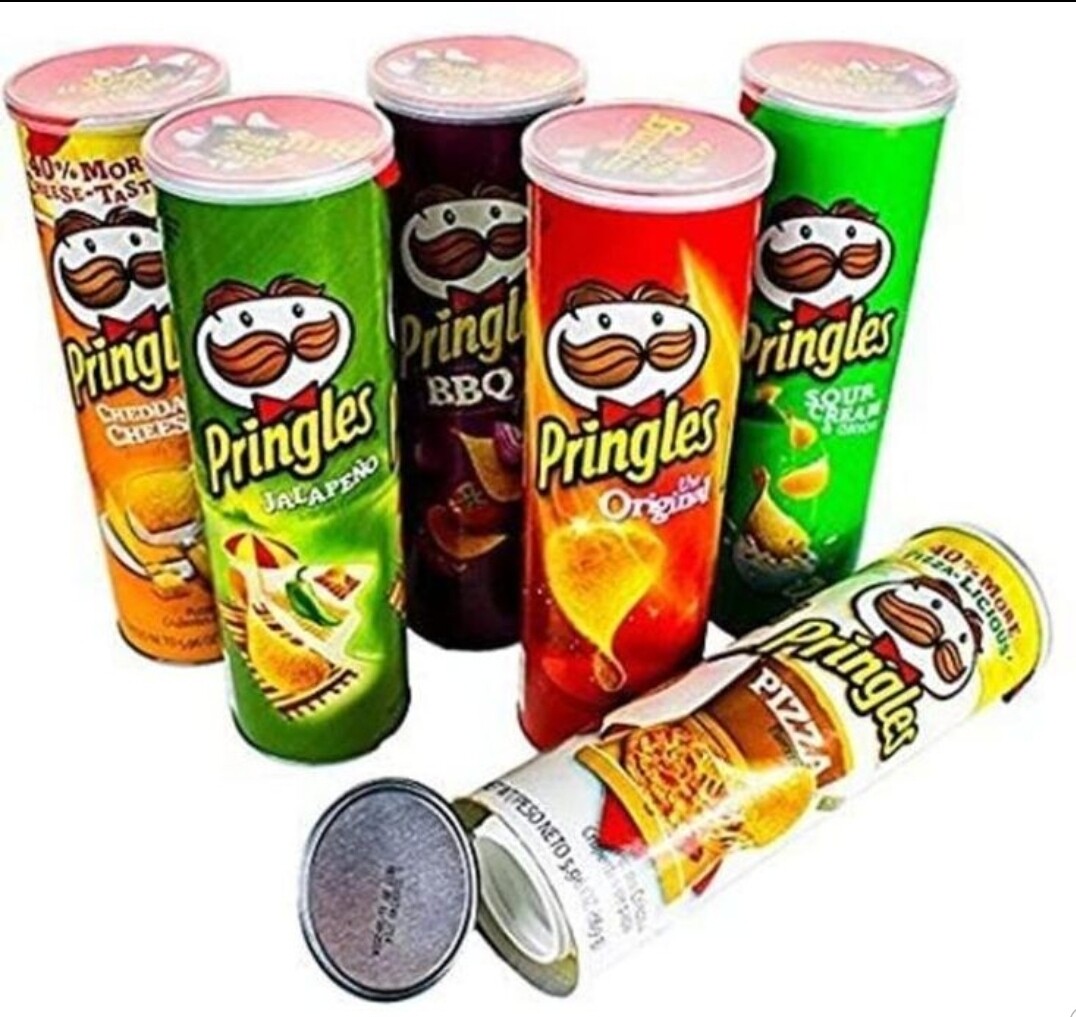 Pringles Safe. Flavor may vary