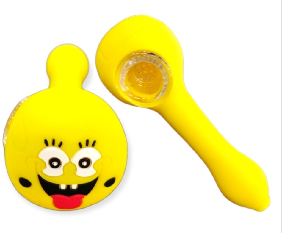 SpongeBob silicone hand pipe