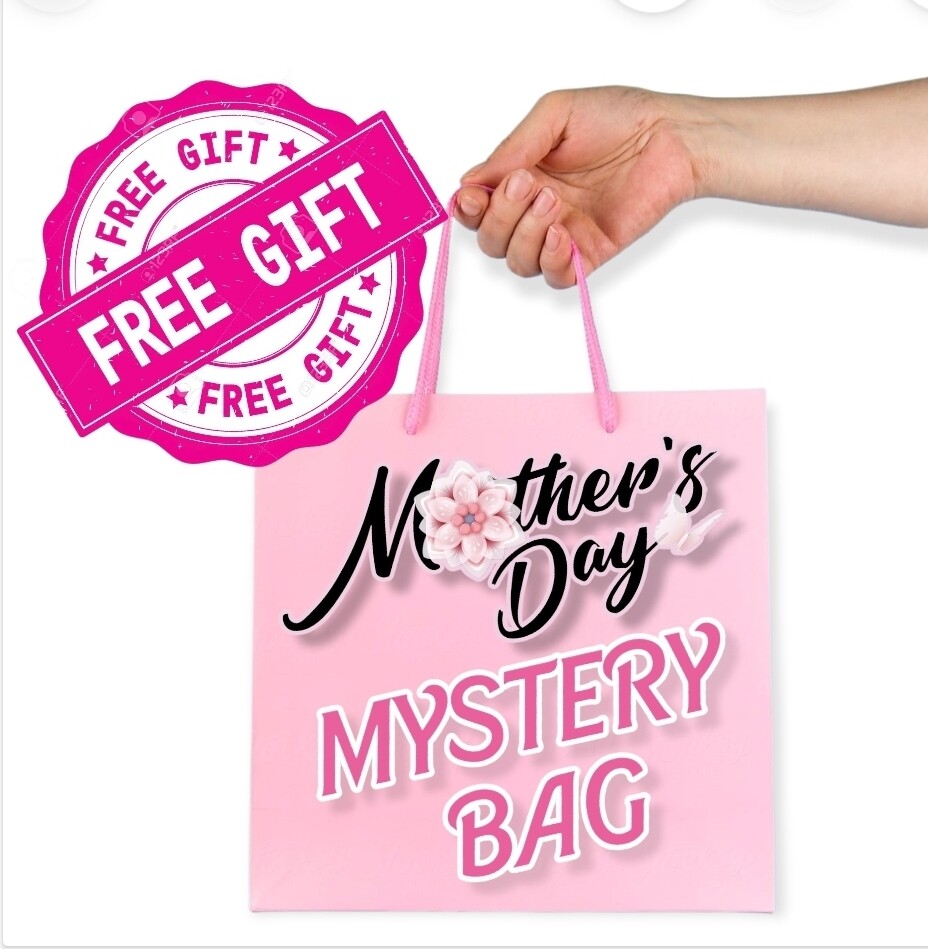 Free mystery mothers day gift bag  pink bag not included