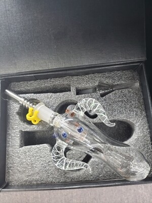 Embellished Glass Nectar Collector 