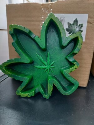 Green Leaf Ashtray