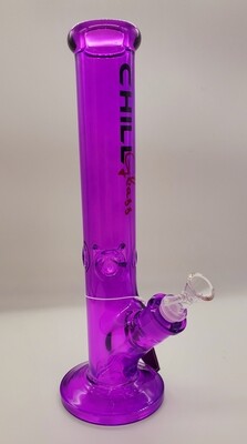 Chill glass 13.5 inch with ice catcher