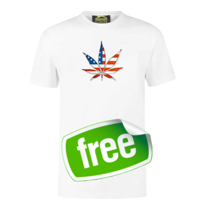 FREE T SHIRT 4th usa leaf EDITION 
Only small to xl is free anything bigger  is a lil extra