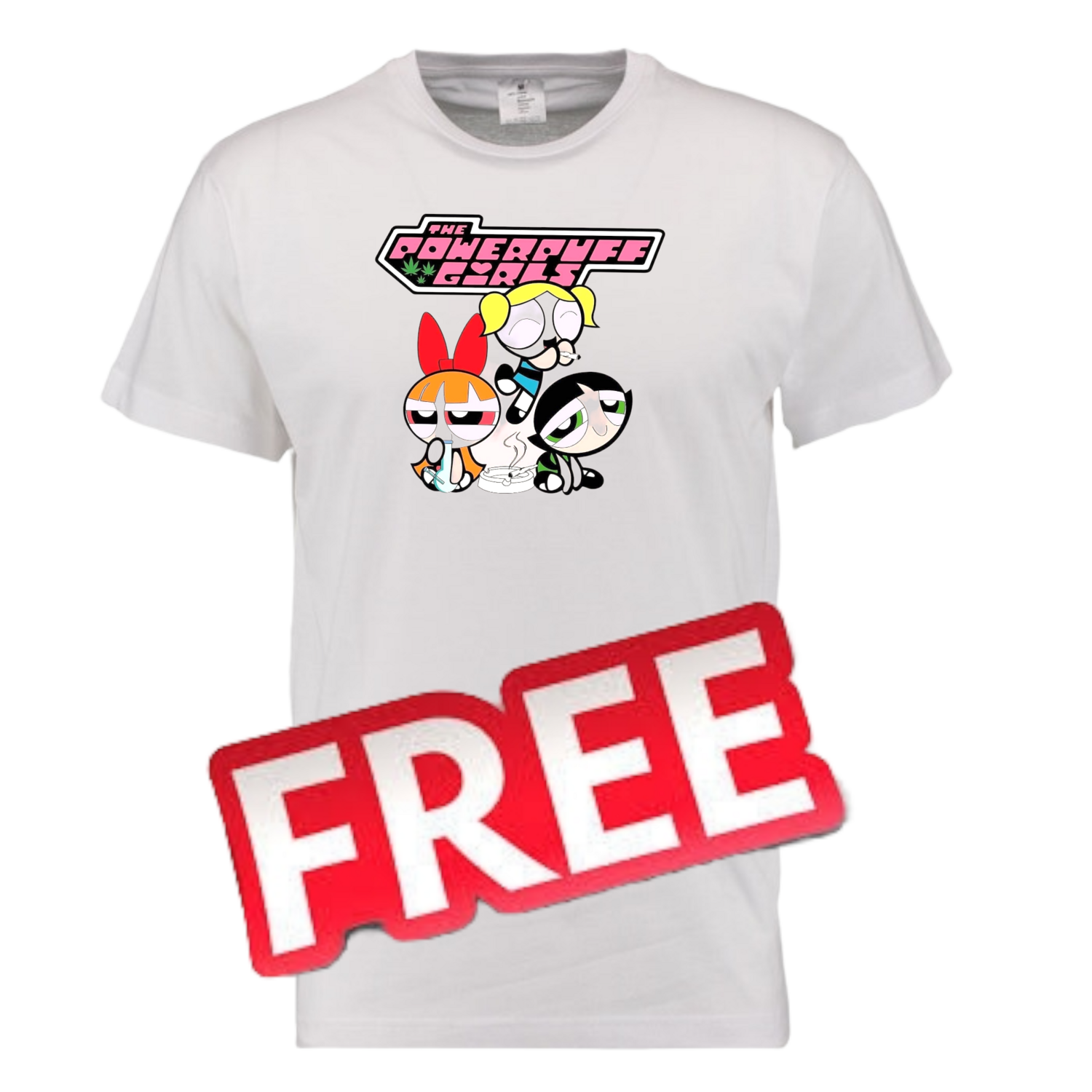 FREE tee power puff gals EDITION
Only small to xl is free anything bigger is a lil extra