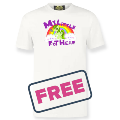 FREE tee lil pony EDITION
Only small to xl is free anything bigger is a lil extra