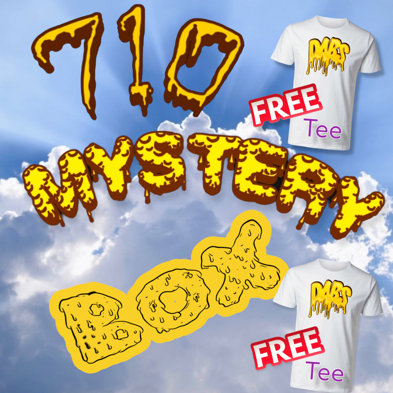 710 mystery box free tee with order comment your size during check out or we will automatically ship a large please comment size in comment section during check out please thank you for your suppor