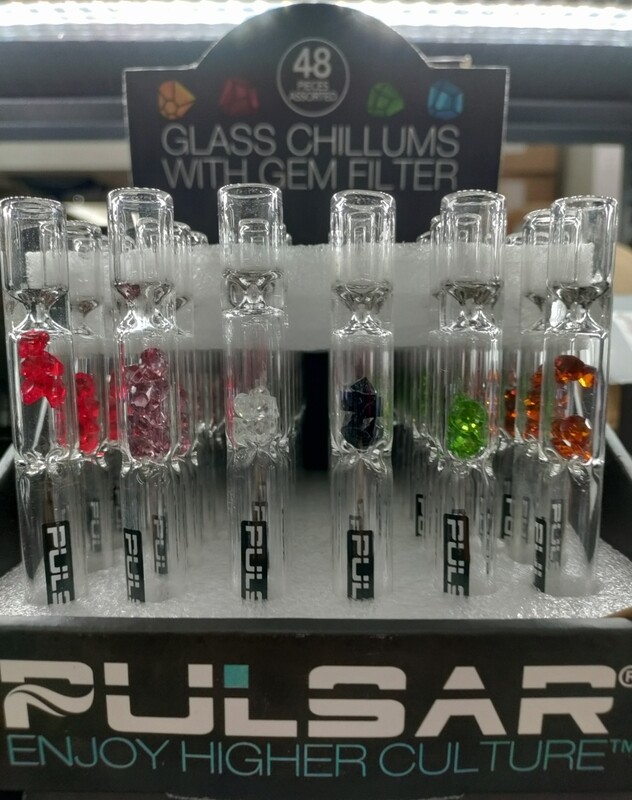 Pulsar Gem Filter Chillum- long