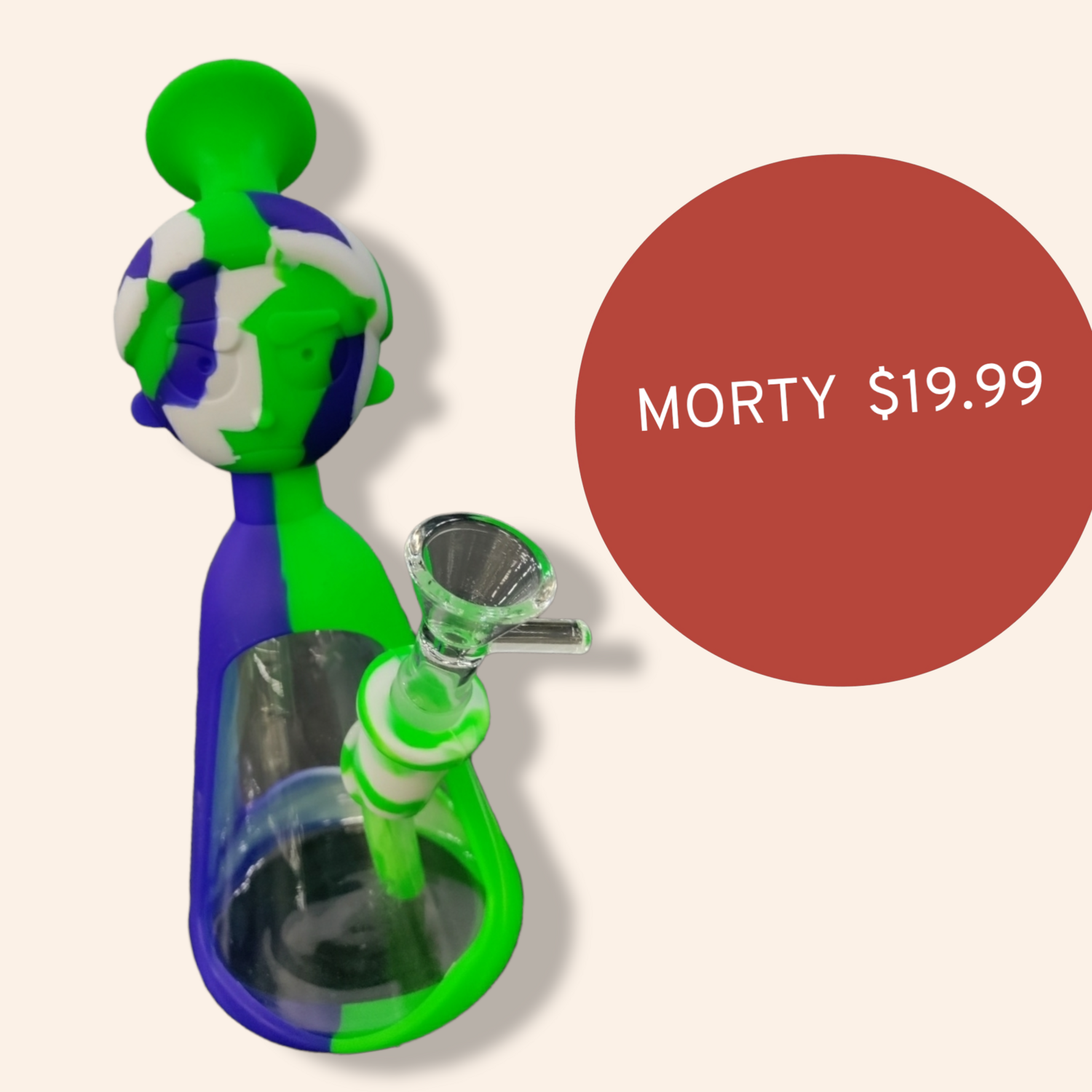 Morty Slicone Water Pipe