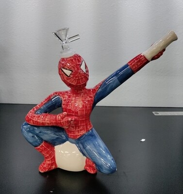 Ceramic Spiderman Water Pipe