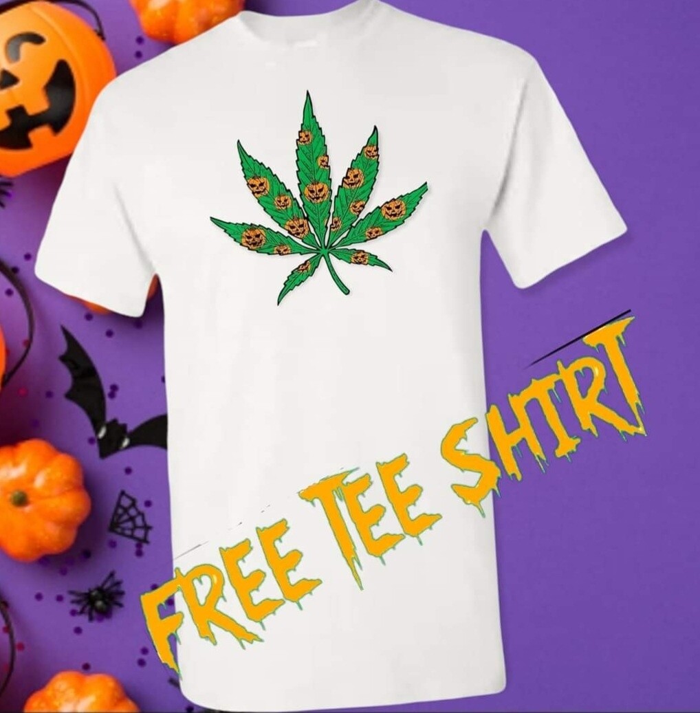 FREE tee Leaf HALLOWEEN EDITION  
Only small to xl is free anything bigger  is a lil extra