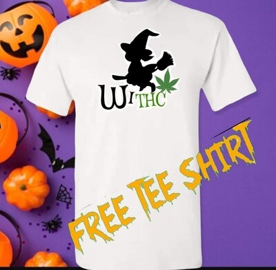 FREE tee Witch HALLOWEEN EDITION  
Only small to xl is free anything bigger  is a lil extra