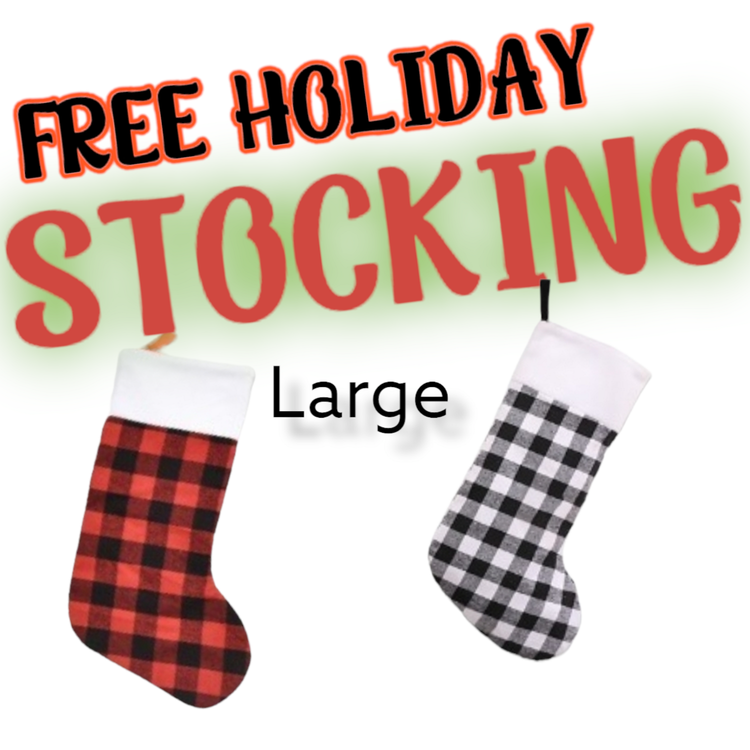 Free large mystery stocking