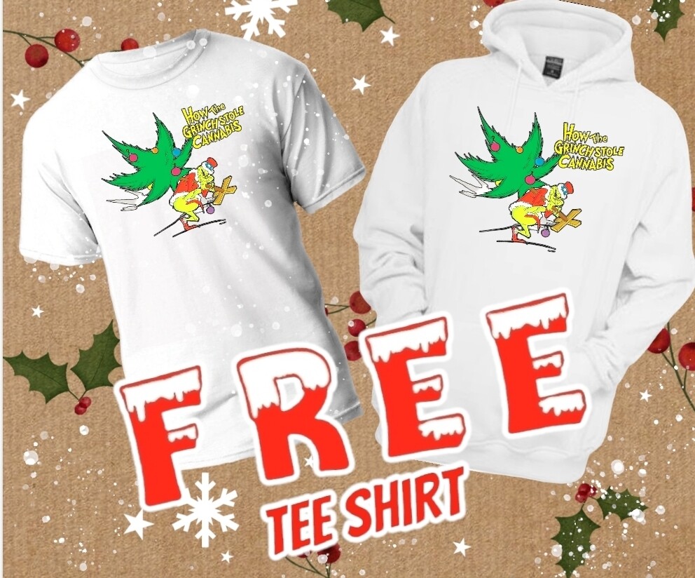Free Grinch stole tee shirt