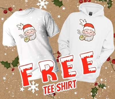 Free   santa bowl tee shirt