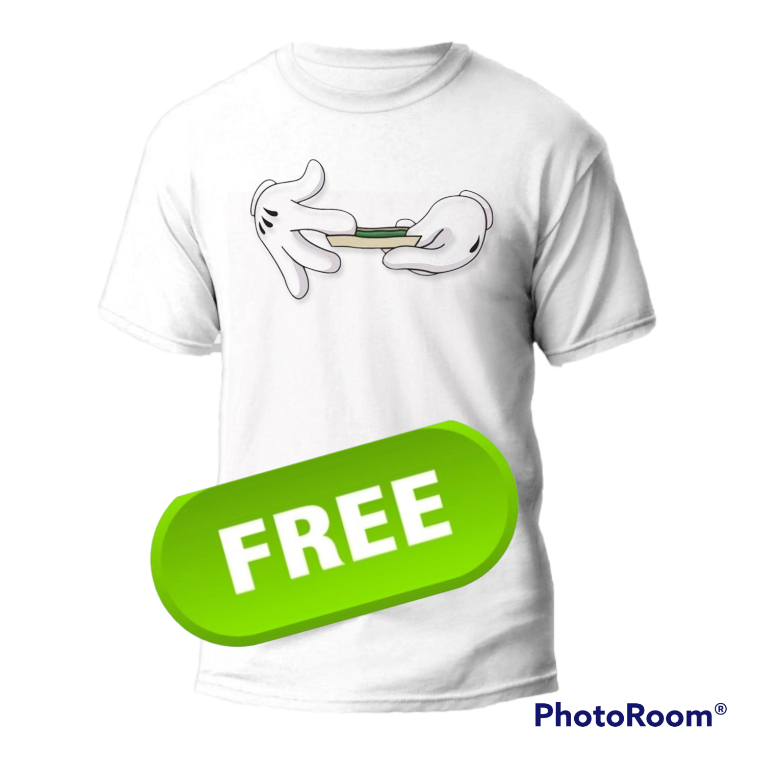 Free  2 hands free tee shirt