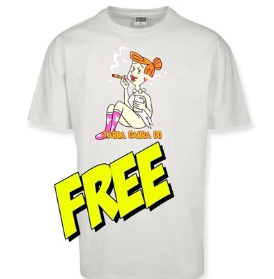 Free  yabba dabba Fred's Wife  tee shirt