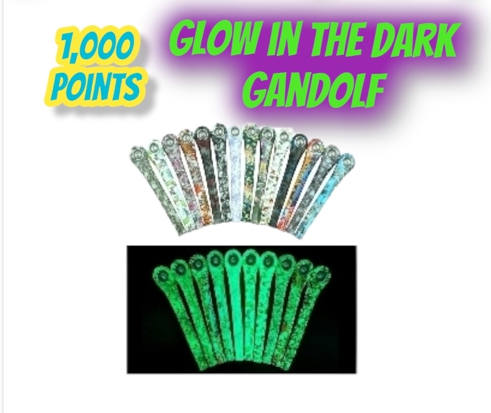 glow in the dark gandolf prize 1,000 points