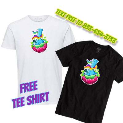 Free tee shirt color bong