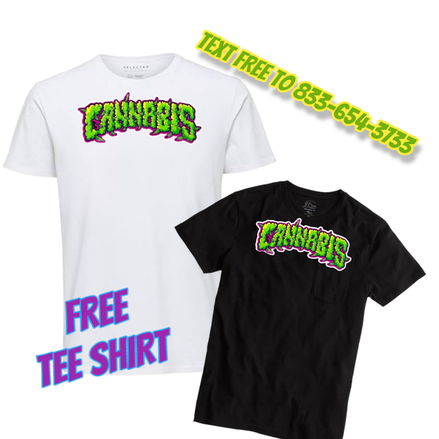 Free tee shirt   canna