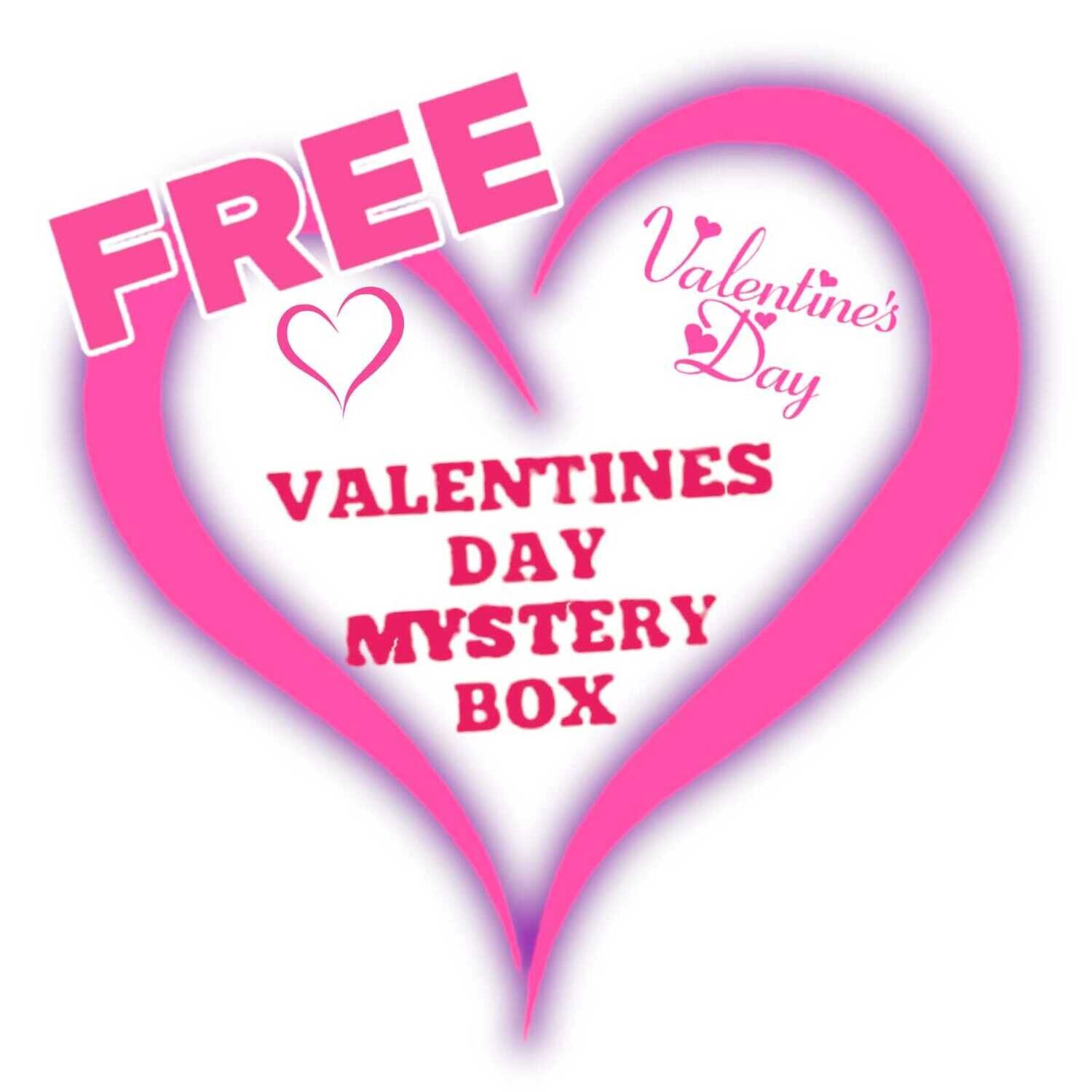 Free Valentine's day mystery  box with one mystery item