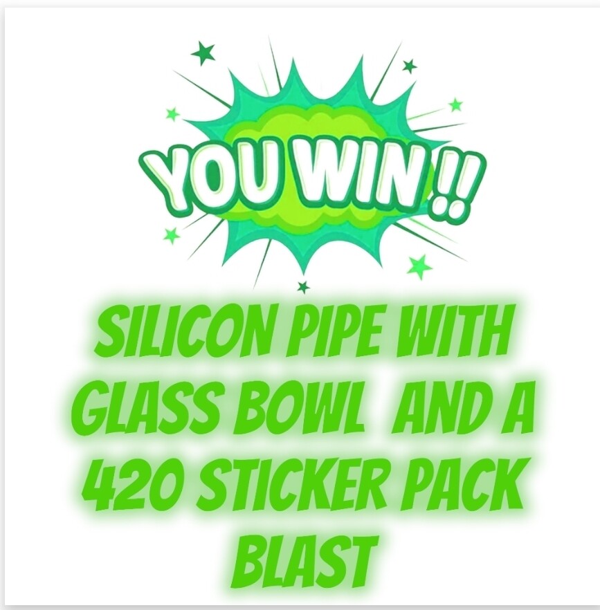 Silicon pipe and sticker pack