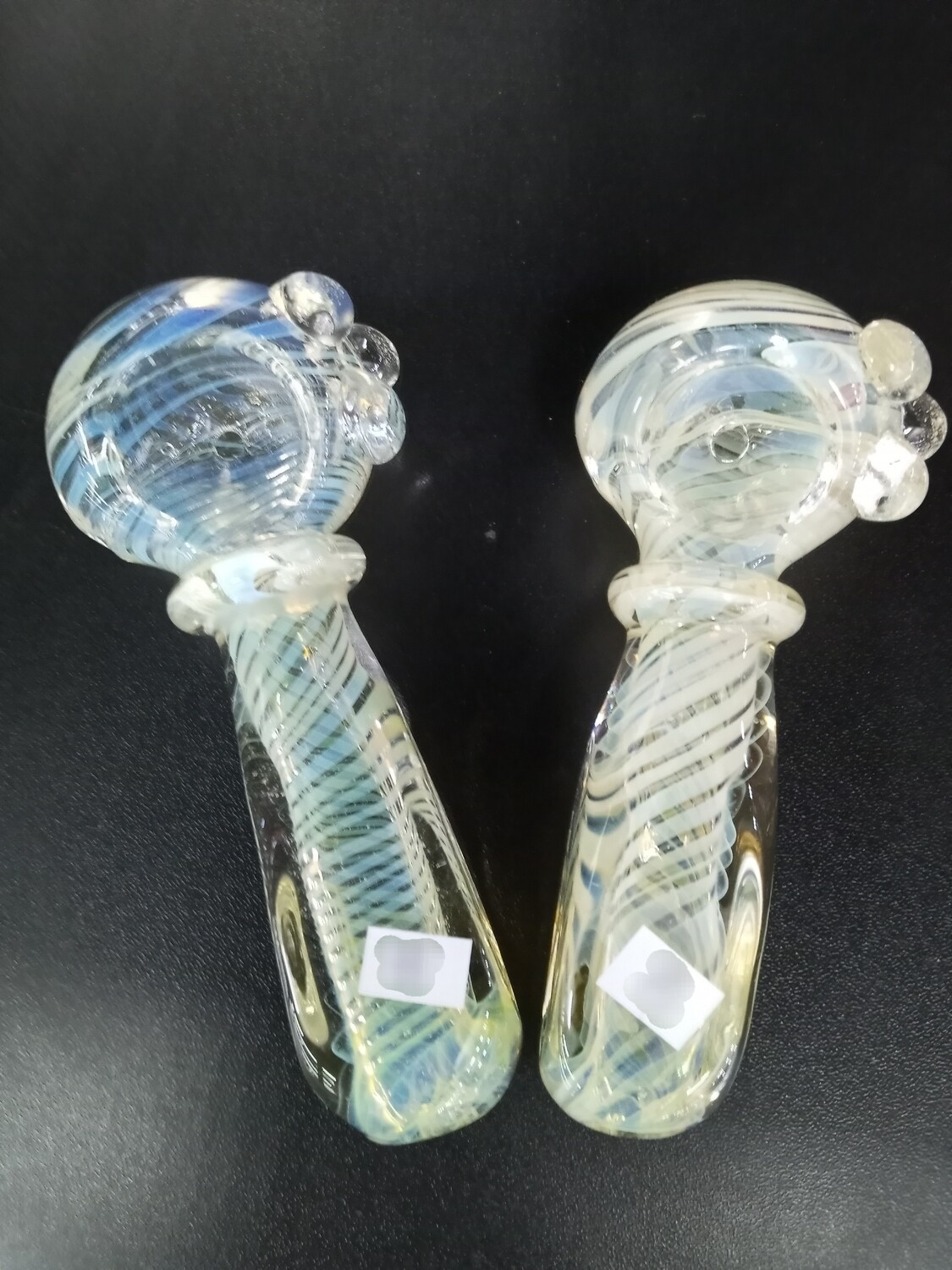 Color Changing Squared Stem Hand Pipe