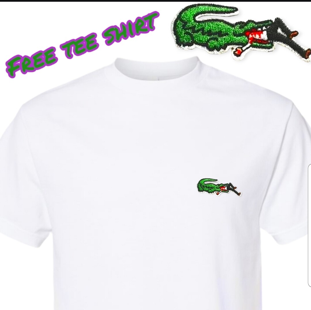 Free aligator tee shirt