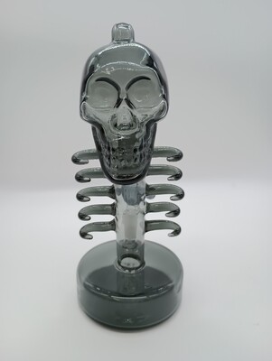 Skeleton Ribs Glass Water Pipe