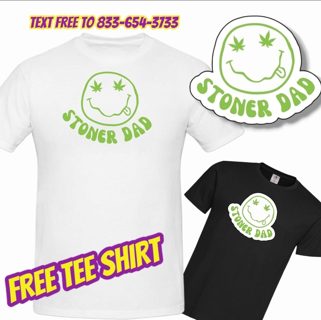 free stoner dad smiley face
