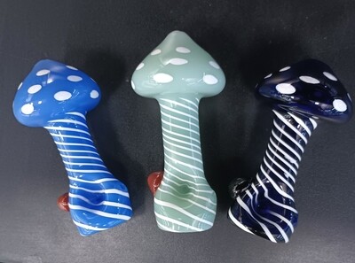 Spiral Mushroom Hand Pipe