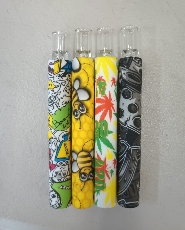 Mystery Print Silicone Flip Chillum