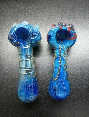 Blue Wave Hand Pipe