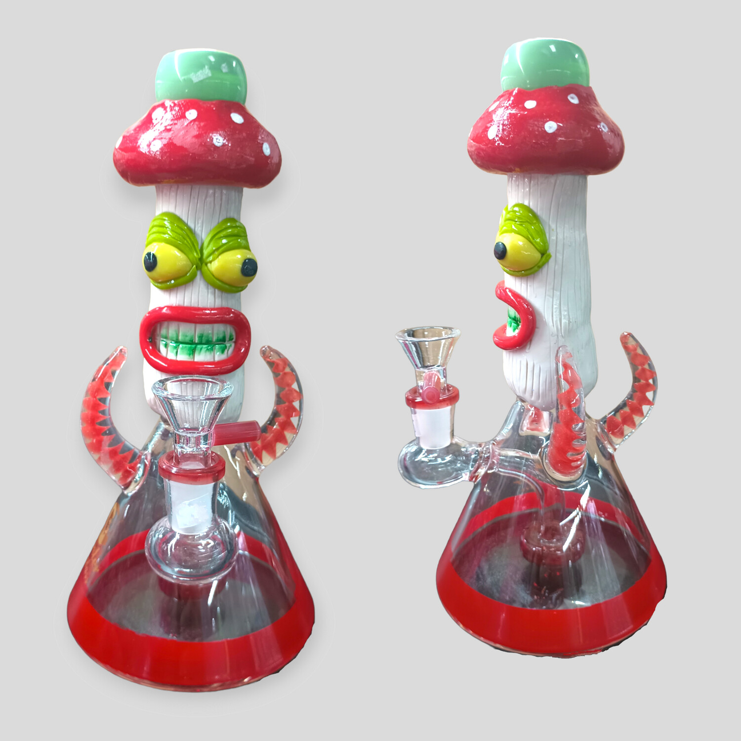 Hipster Smiling Mushroom Water Pipe