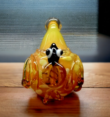 Bee on Honey Glass Hand pipe