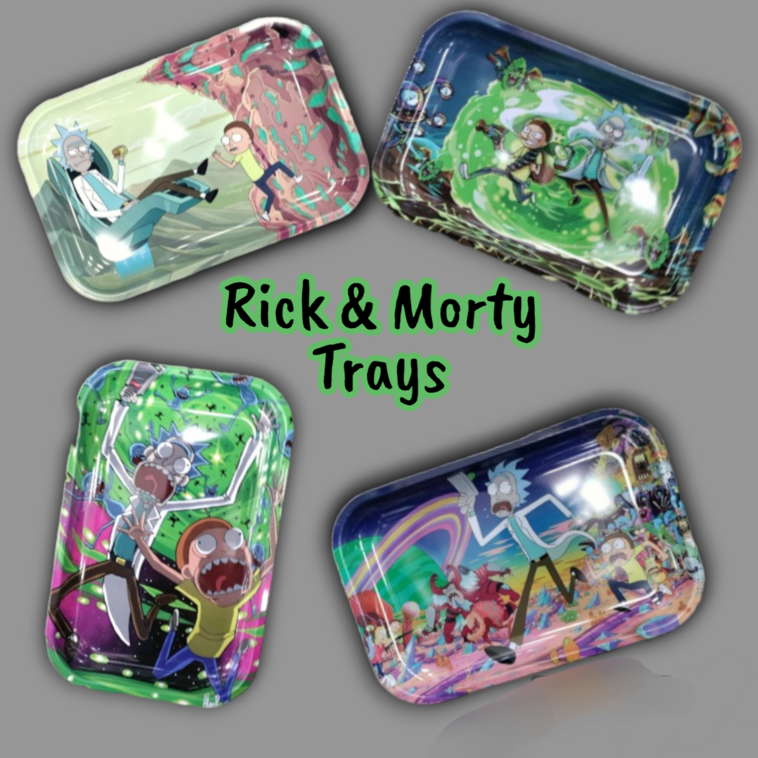 Rick & Morty Rolling Tray