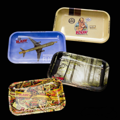 Raw Assorted Prints Rolling Tray