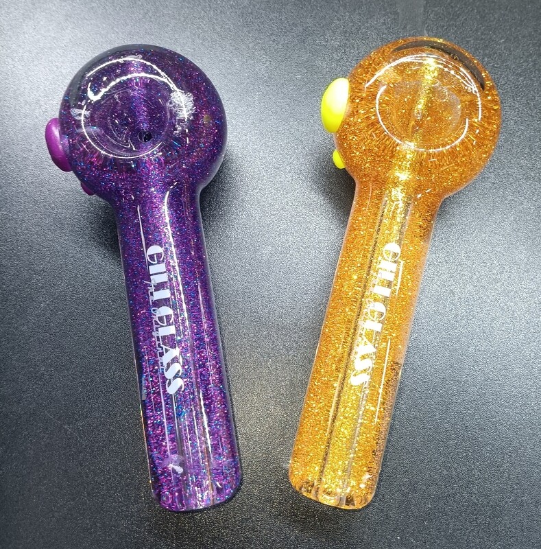 Gili Glass Glitter Hand Pipe