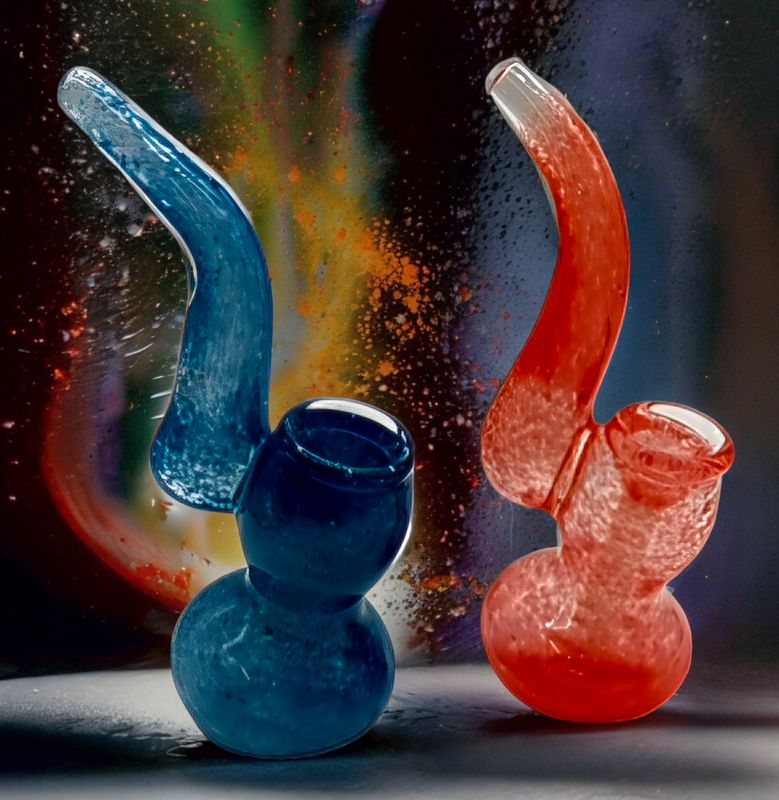 4 Inch Colored Bubbler