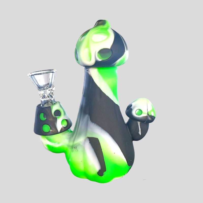 Silicone Mini Mushroom Water Pipe